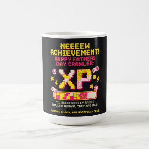 Gamer Dad Achievement XP Bar Funny Father's Day Coffee Mug