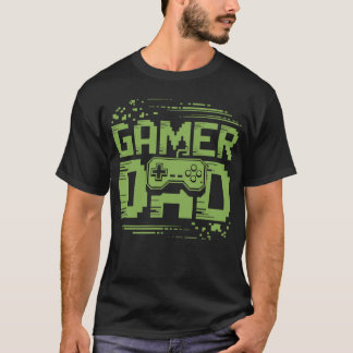 Gamer Dad - Cool Retro Gamer Father T-Shirt