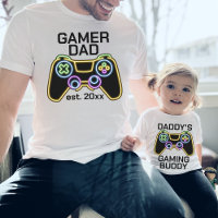Gamer Dad Est Date Gaming Father Child Matching