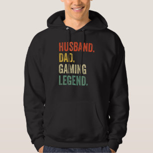 Gamer Dad Husband Dad Video Game Legend Father's Hoodie