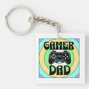 Gamer Dad Key Ring