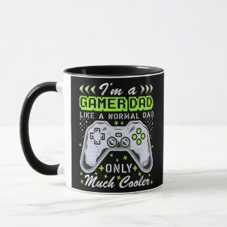 Gamer Dad Like A Normal Dad Video Game Father's Mug