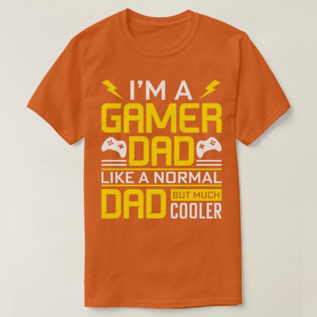 Gamer Dad T-Shirt (Design Front)