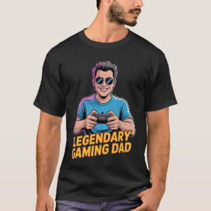 Gamer dad tshirt Legendary Gamer Dad