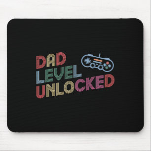 Gamer Daddy New Dad Shirt Funny Gamer Dad For Men Mouse Mat
