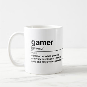 Gamer definition coffee mug