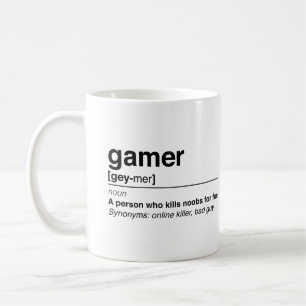 Gamer definition coffee mug