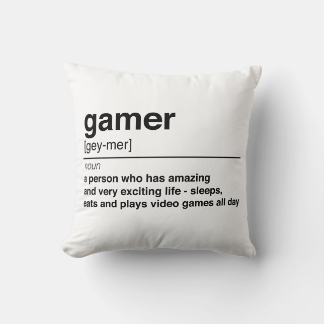 Gamer definition cushion (Front)