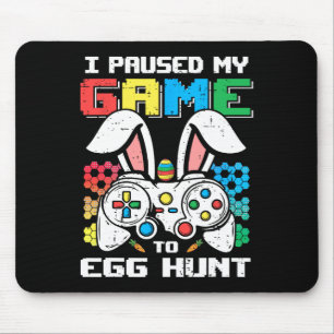 Gamer Easter Day Toddler Boy I Paused My Game To E Mouse Mat