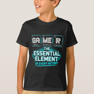 Gamer Element Periodic Table Chemistry Science Pla T-Shirt