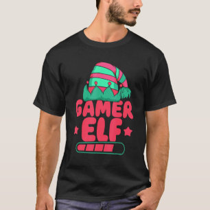Gamer Elf Graphic Video Game Player Gaming Nerd Ge T-Shirt