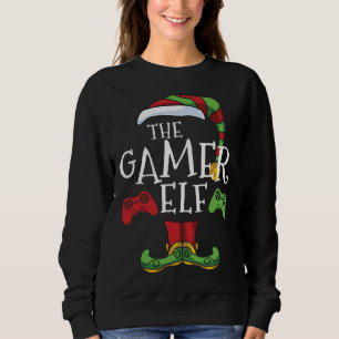 Gamer Elf Matching Family Christmas Funny I'm The Sweatshirt