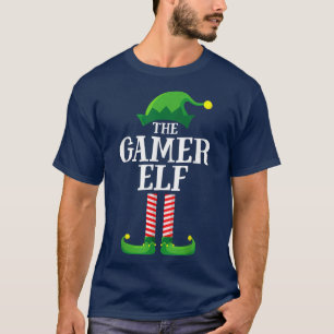 Gamer Elf Matching Family Group Christmas Party Pa T-Shirt