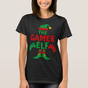Gamer Elf Matching Family Shirts Christmas Party P
