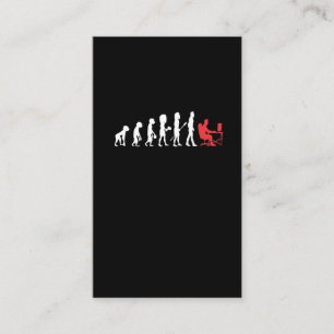 Gamer Evolution Funny Gaming Nerd PC Admin Gamer Business Card