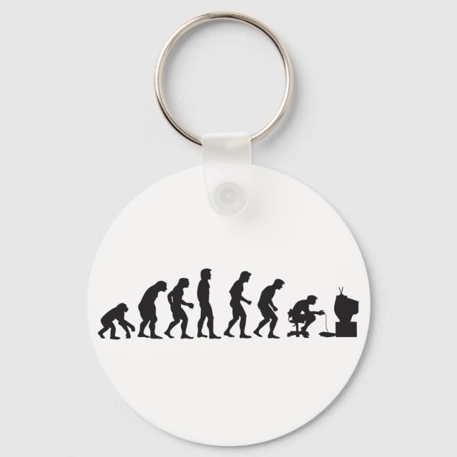 Gamer Evolution Key Ring (Front)