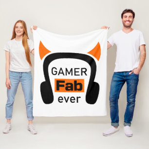 gamer fab-ever fleece blanket