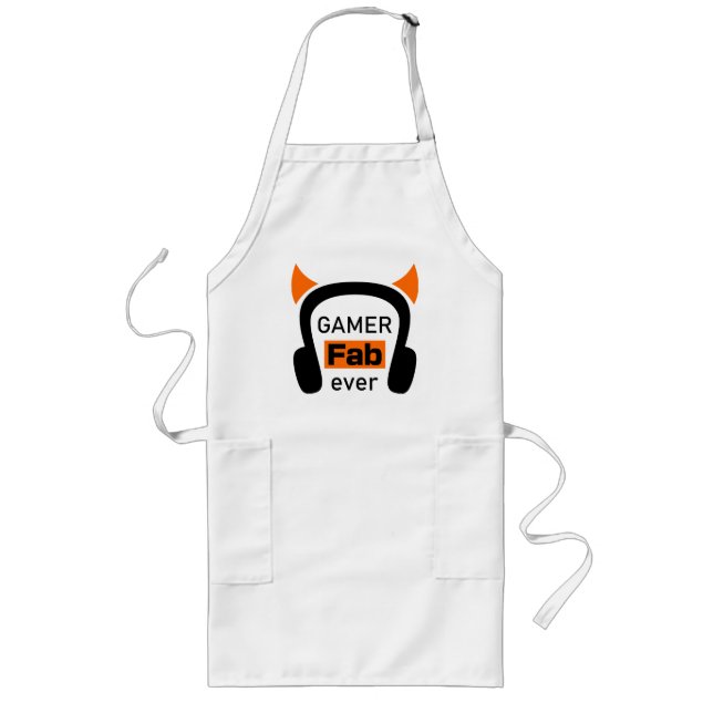gamer fab-ever long apron (Front)