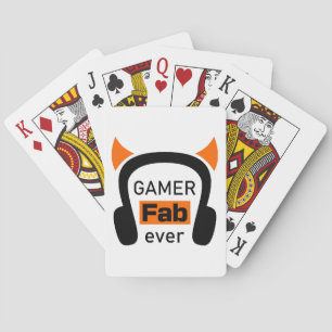 gamer fab-ever playing cards