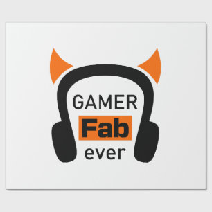 gamer fab-ever wrapping paper