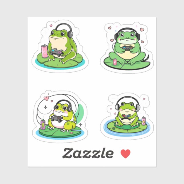 Gamer Frog - Cute Gaming (Sheet)