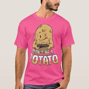 Gamer Funny Cute Potato Video Games T-Shirt