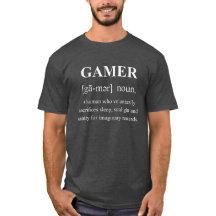 Gamer Funny Definition With White Text