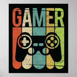 Gamer (Game Controller) Poster