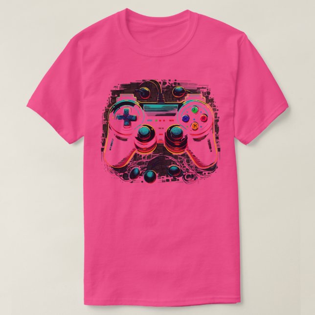 Gamer Game Controller T-Shirt (Design Front)