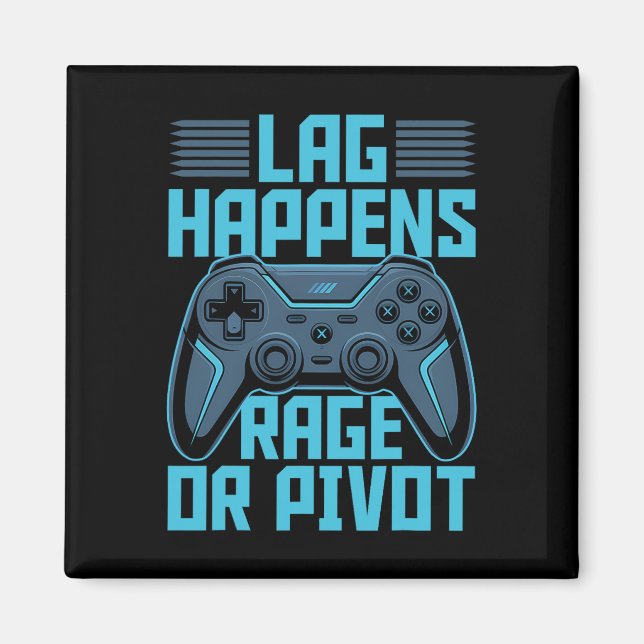 Gamer Gaming Controller Video Game  Magnet (Front)
