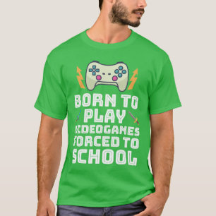 Gamer Gaming Design een Videogame Lover girl T-Shirt