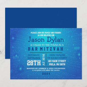 GAMER GAMING DIGITAL Bar Mitzvah Invitation