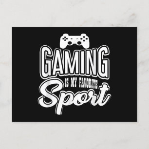 Gamer - Gaming Is My Favourite Sport Postcard