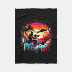 Gamer Gaming Vintage Retro Style Clic Cool Winter Fleece Blanket