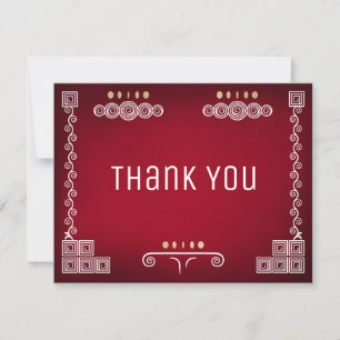 Gamer Geek Wedding Thank You Card