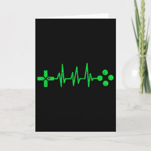 Gamer Geeks Heartbeat Gaming  Card