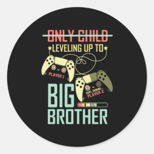 Gamer Gift   Big Brother 2021 Gamer Classic Round Sticker