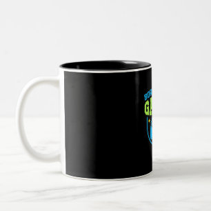 Gamer Gift Born To Be A Gamer Two-Tone Coffee Mug