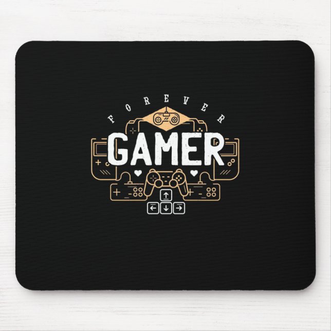 Gamer Gift | Forever Gamer Mouse Mat (Front)