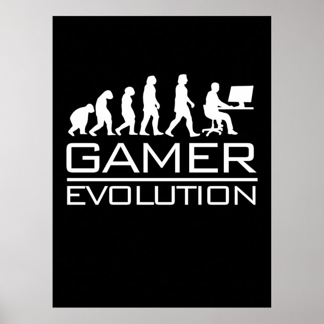 Gamer Gift | Gamer Evolution Poster (Front)