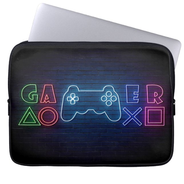 Gamer Gift | Gamer Online Laptop Sleeve (Front)
