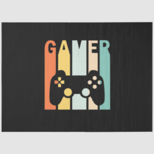 Gamer Gift Gamer Retro Vintage Tissue Paper