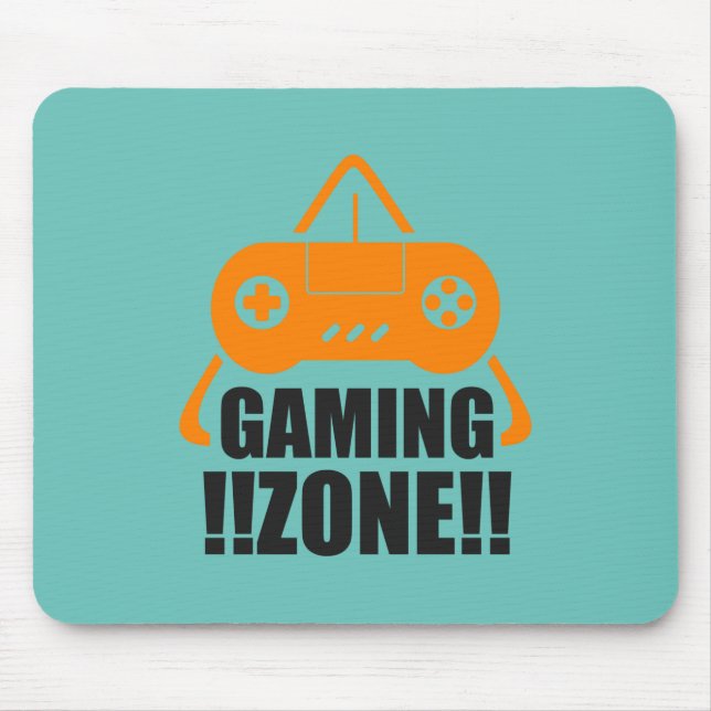 Gamer Gift Gaming Zones Mouse Mat (Front)