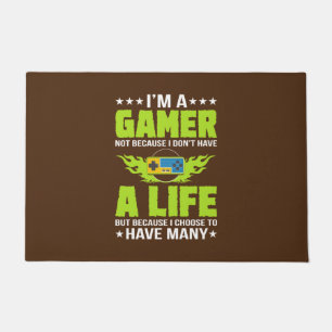 Gamer Gift I Am A Gamer Doormat