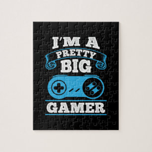 Gamer Gift I Am A Pretty Big Gamer Jigsaw Puzzle