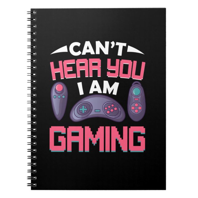 Gamer Gift I Am Gaming Notebook (Front)