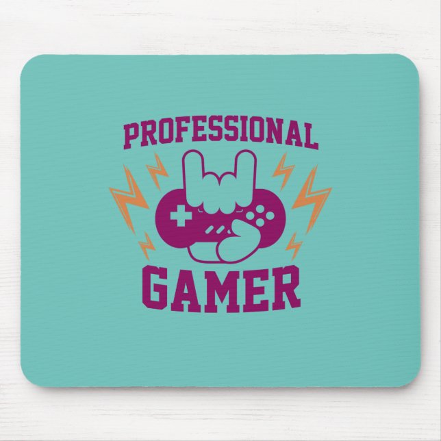 Gamer Gift Professional Gamers Mouse Mat (Front)