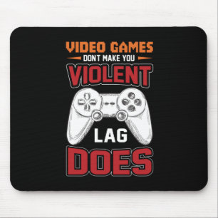 Gamer Gift Video Games Lag Does Mouse Mat