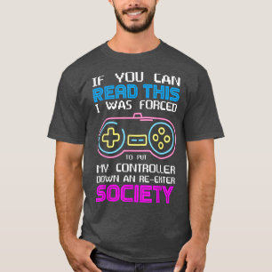 Gamer Gifts for Teen Boys  If Yous Can Read This V T-Shirt