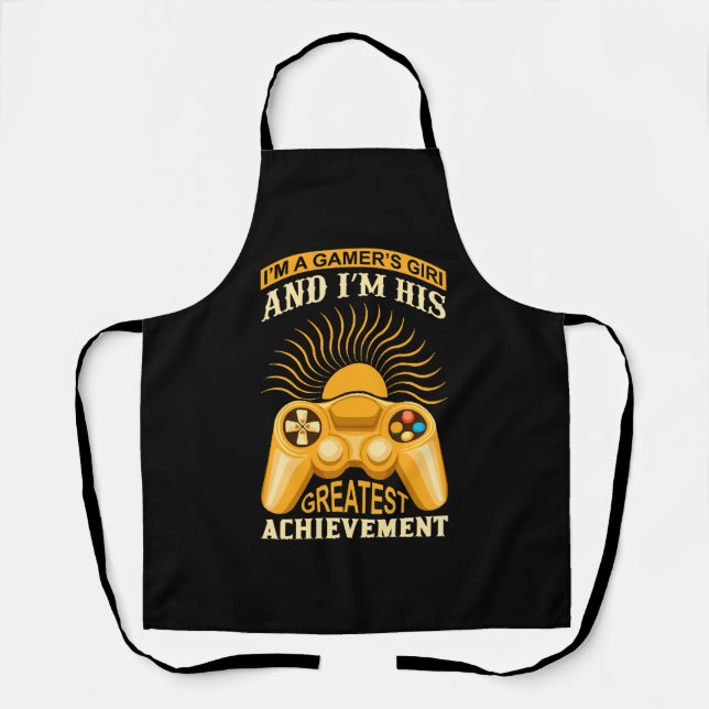 Gamer girl apron (Front)